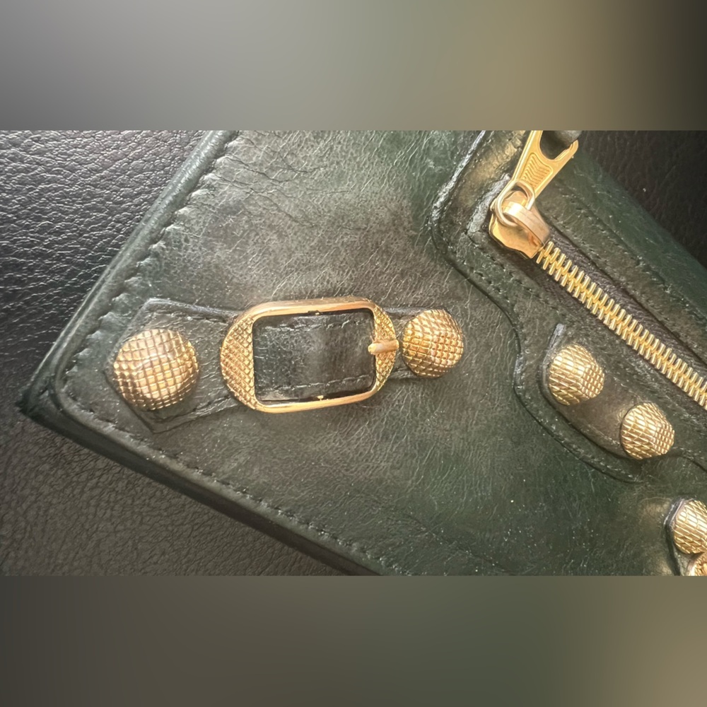 Balenciaga Dark Green Long Wallet - Picture 8 of 9